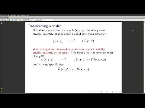 1 Coordinate transformations in physics