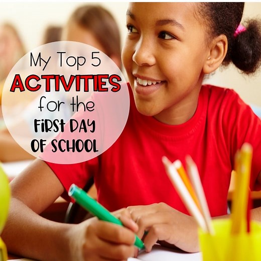 My Top 5 Activities for First Day of School for Second Grade - Second Grade Teaching Blog