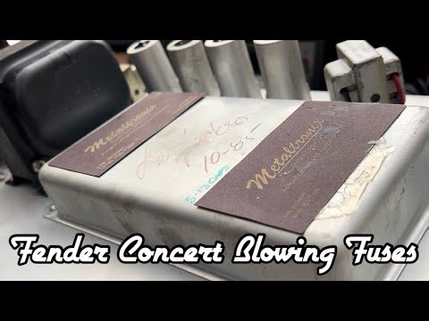 1980’s Metaltronix/Lee Jackson modded Fender Concert Blowing Fuses Part 1