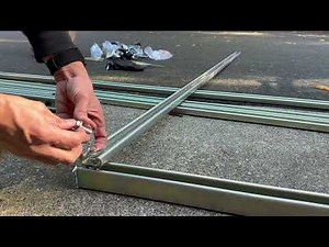 How to make a Unistrut rolling bed for your indoor garden