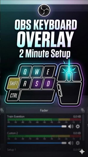 OBS Keyboard Overlay Tutorial 🔥#shorts