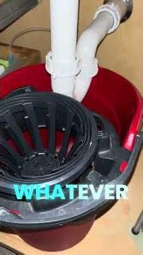 U clogging the sink drain