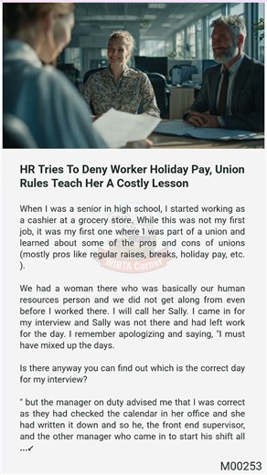 💖 HR Tries To Deny Worker Holiday Pay, Union Rules Teach Her A Costly 🕸️ Lesson | WIBTA Corner
