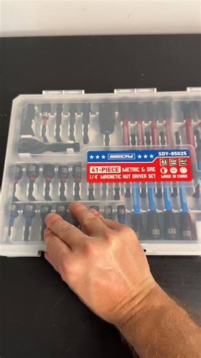 This 41 piece magnetic nut driver set is a great tool set #nutdriverset #toolset #mechanictools #tiktokshopcreatorpicks #tiktokshopfalldealsforyou | JH Creates Co