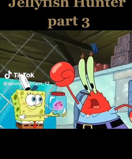 Jellyfish Hunter part 3#spongebobsquarepants #pemburuburubur #songebobfans #Jellyfish