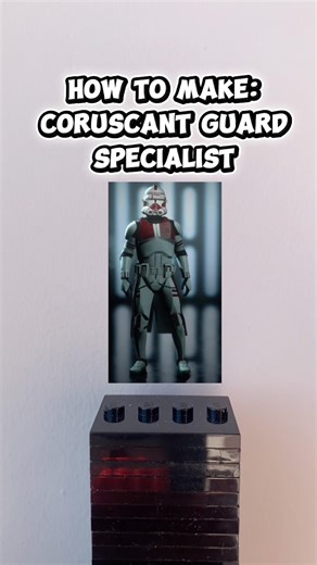 Custom Lego Battlefront 2 Corsucant Guard Specialist #lego #legominifigures #legostarwars