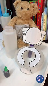 Cindy @ Your Kids OT ✏️🍪🇦🇺🐕 on Instagram: "MAKING “POO”! 💩 Prepping for OT sessions tomorrow. I’m seeing a few children who are working on toilet training skills at the moment and wanted something “hands on”! Join me as I make “poo” by adding food colouring to playdough. I’ve also made “wee” with yellow food colouring. The idea was to have the child squeeze the sauce bottles into the “toilet” made with two images from Canva (sorry not Google as I said in the video). I used one image of a to