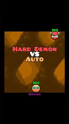 Hard Demon😡 VS 🤖Auto - Geometry Dash Battles #20