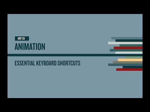 Adobe Animate Essential Keyboard Shortcuts
