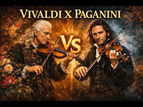 Vivaldi vs Paganini 🎻 Clash of the Violin Legends | Best Classical Violin Music