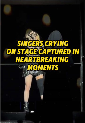 Singers Crying On Stage Captured in Heartbreaking Moments！#taylorswift #billieeilish #sabrinacarpenter #celebrity