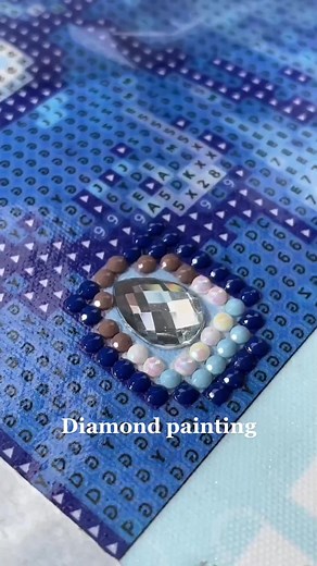 Diamond Painting Process: Creating Art with Colorful Gems