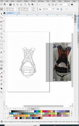 CorelDraw and AI Smart Hack | #coreldraw #shorts #tutorial #ai #goviral #tracing