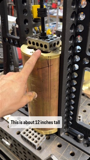 9.2K views · 21 reactions | Aligning and clamping this cylinder was...