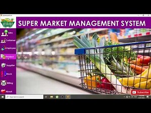 C# Full Project Tutorial (Supermarket Management System) in Windows Form