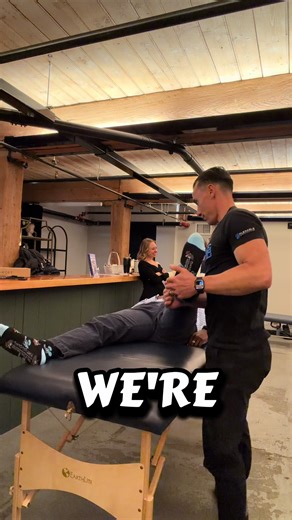You can literally stretch anywhere! 🤣 Right in the middle of a networking event. #stretch #coach
