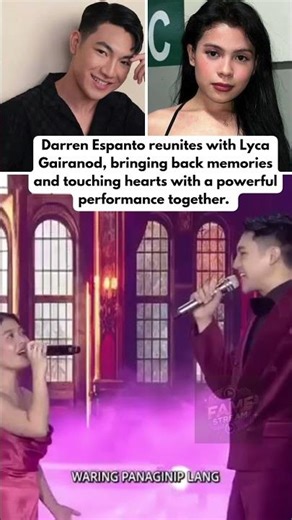 Darren Espanto reunites with Lyca Gairanod