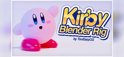 Downloadable Kirby 3D Rig & Model [$]