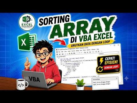 Sorting Array di VBA Excel | Urutkan Data dalam Memory dengan Loop