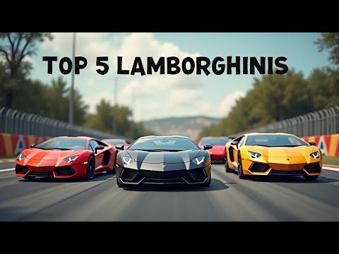 Top 5 Incredible Lamborghinis A Showcase of Speed and Innovation