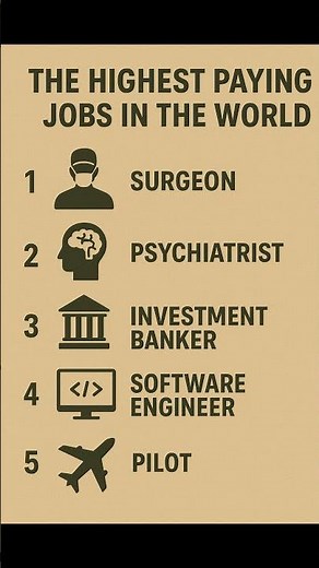 The World’s Highest Paying Jobs — Global Salary Ranking