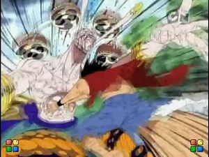 OnePiece Luffy pwns Eneru - Funimation Dub!