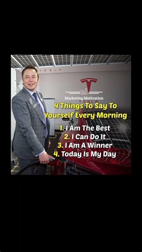 Start strong: I am the best, I can do it, I’m a winner—today is my day to win big time now