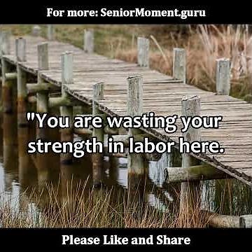 The Bridge Builder #seniors #influence #poetry