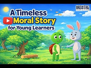 The Hare and the Tortoise | Slow and Steady Wins the Race | Life Lesson Story for Kids