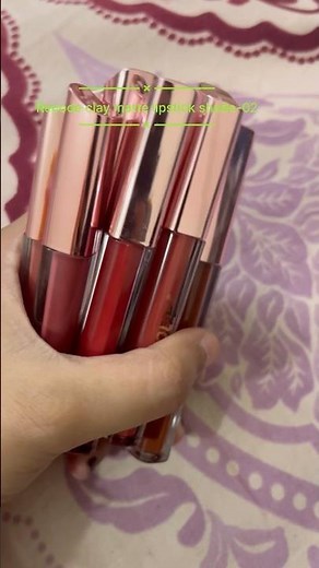 Recode clay matte lipstick review shade-02 #trending #lipstick #review #recode #makeup #viral#shorts