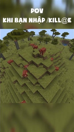 POV: KHI BẠN NHẬP LỆNH kill@e TRONG MINECRAFT