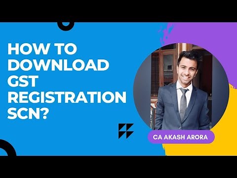How to download GST Registration Show Cause Notice in GST?
