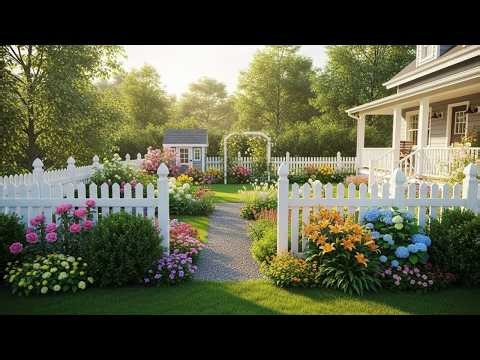 9 Stunning Fence Garden Ideas 🌿 Simple Landscaping That Transforms Any Yard!