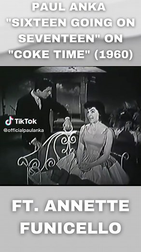 Paul Anka and Annette Funicello 1960 Performance
