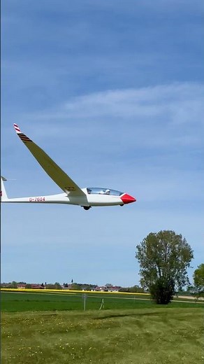 Duo Discus Landing at Ellwangen Germany | Smooth Glider Landing