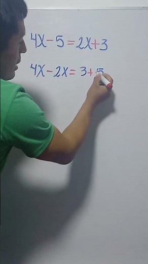Ecuación lineal. Aprenderas de manera fácil.