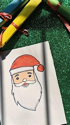 How to draw Santa Claus for beginners /Merry Christmas drawing 🧑‍🎄#trending #shorts #diy #christmas