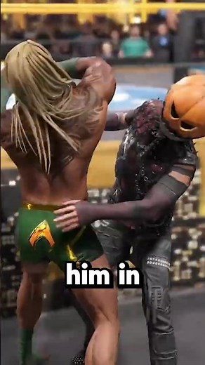 Aquaman DESTROYS Scarecrow Outside the Ring! 😱 | DCCW #wwe2k25 #wwe #dccw #dccomics #aquaman