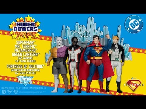 NEW DC Direct: Super Powers™ Superman Movie™(4)4.5" Scale Figures & Playset | Action Figure Showcase