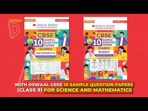 CBSE Class 9 Sample Question Papers 2026 | 50% Competency-Based Practice | Oswaal Books