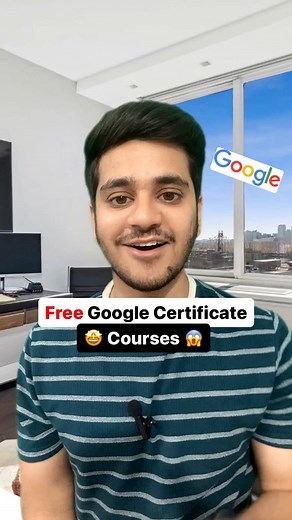 Deepanshu Bhaskar (DB) on Instagram: "Follow @deepanshu.bhaskar for more info videos 😊 Google offers a variety of free certification courses that can help you learn in-demand skills and advance your career. These courses are designed for beginners and experienced professionals alike, and they cover a wide range of topics, including data analytics, project management, UX design, and digital marketing. With a Google certification, you can show employers that you have the skills they need, and you