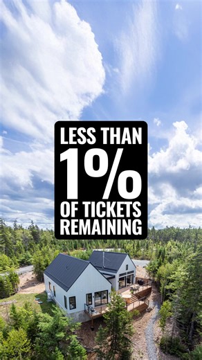 If you've been meaning to purchase your QEII Home Lottery ticket, now is the time... ⏰ Less than 1% of tickets remain, and they're going FAST! Buy your tickets at the link before time runs out! | QEII Home Lottery