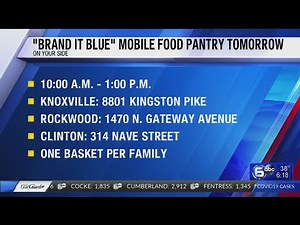 Brand it Blue mobile food pantry event Wednesday, Dec. 9