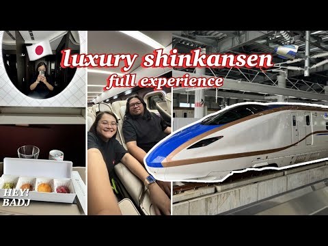 Riding Japan’s Luxury Shinkansen (Gran Class) | Tsuruga → Tokyo | heybadj