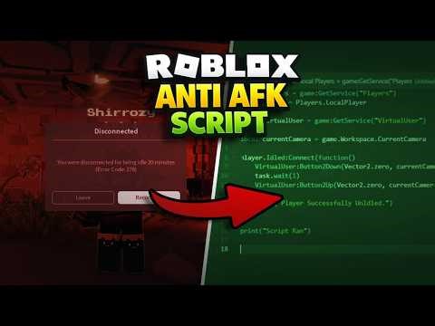 How to make a Roblox ANTI AFK Script [Beginner Tutorial]
