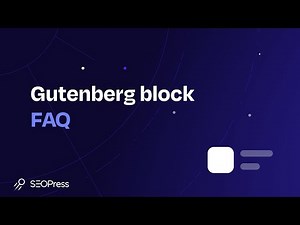 How to use "FAQ" block with Gutenberg