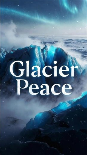 Arctic Glacier Ambience ❄️ Peaceful Frozen Escape #shorts