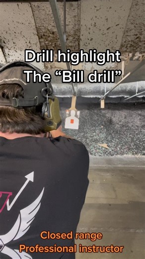 The Bill Drill is an excellent training drill to measure speed and accuracy and provide you with a repeatable metric for your progress as a shooter. Starting at 7 yards and using a shot timer, on the beep draw and fire 6 shots as fast as you can accurately fire, doing your best to keep all shots in the “A Zone” of an IPSC or IDPA target. For this target my “A zone” was within the 9 ring, of which one landed high - so this is considered a fail. That being said; for my time, how far off that shot 