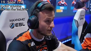 Reddit's Top 20 CSGO Plays 传奇操作,史诗级职业玩家20个经典操作源头！天降正义，手枪骗杀