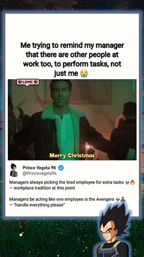 In Spirited (2022) Ryan Reynolds – POV Your Manager Keeps Choosing You for Every Task
